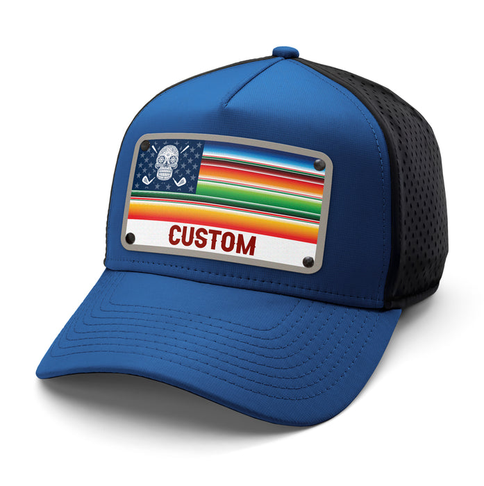 Sarape Flag Golf Custom Hat