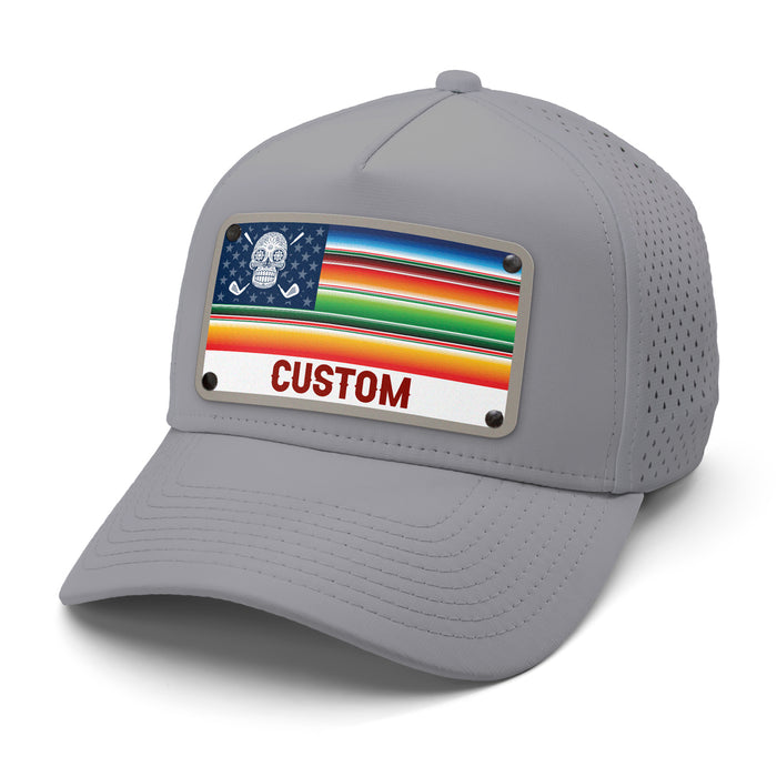 Sarape Flag Golf Custom Hat