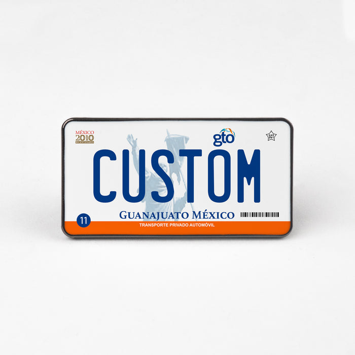 Guanajuato License Plate Enamel Pin