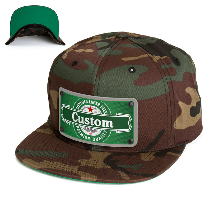 Green Netherlands Beverage Label Custom Hat