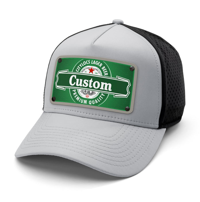 Green Netherlands Beverage Label Custom Hat