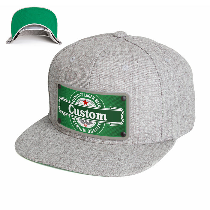 Green Netherlands Beverage Label Custom Hat