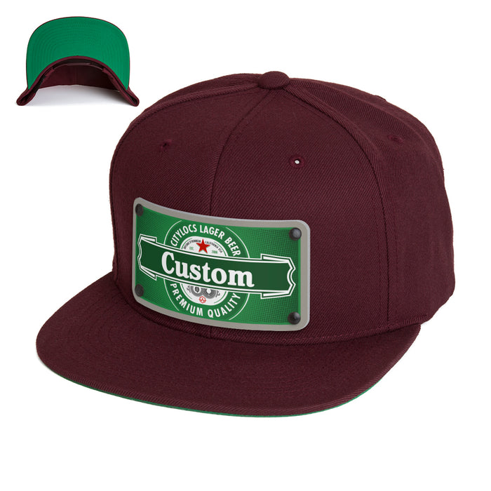Green Netherlands Beverage Label Custom Hat