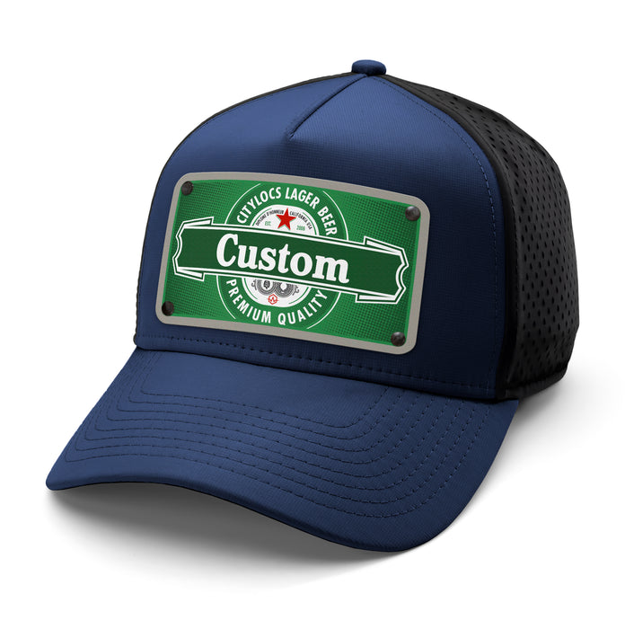 Green Netherlands Beverage Label Custom Hat