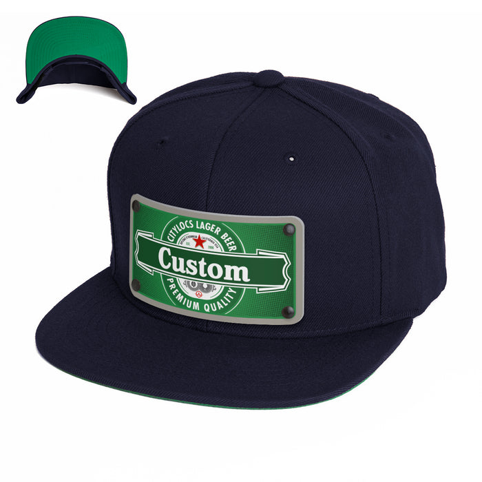 Green Netherlands Beverage Label Custom Hat