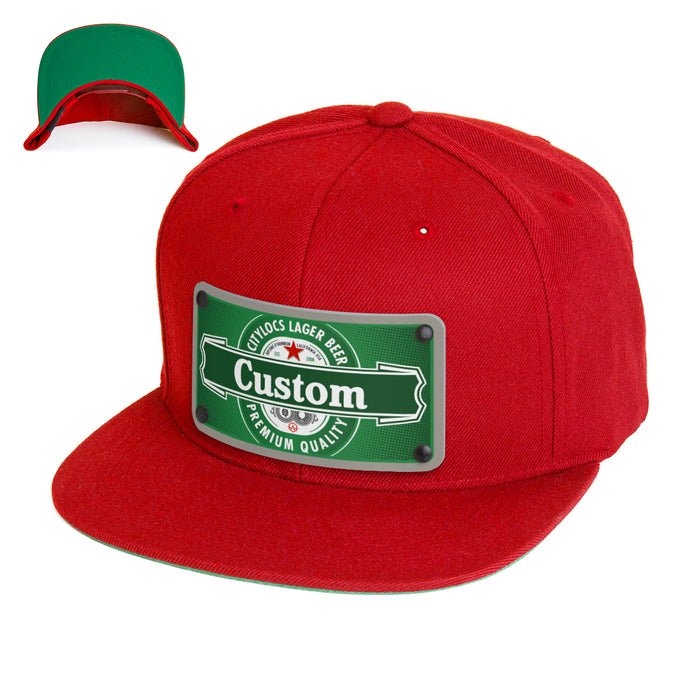 Green Netherlands Beverage Label Custom Hat