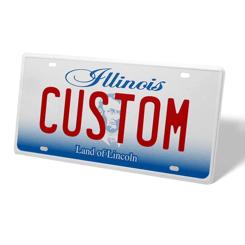 Illinois Metal License Plate