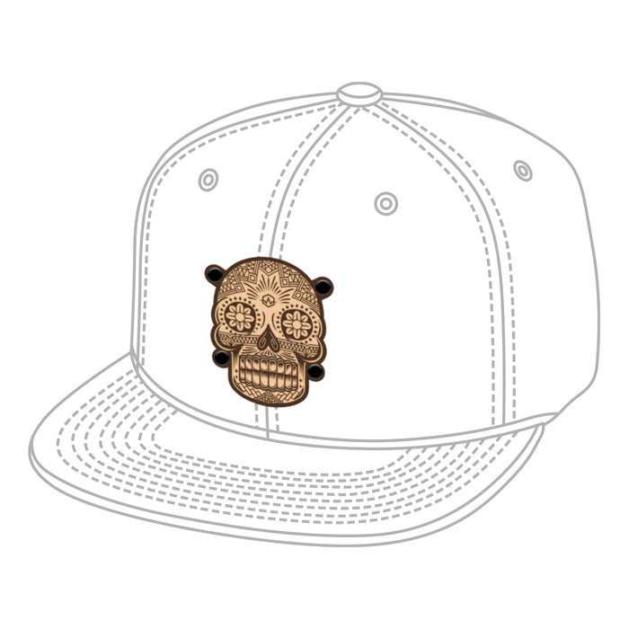 CityLocs Mystery Box – 3 Sugar Skull Leather Patch Hats + 2 Mystery Items