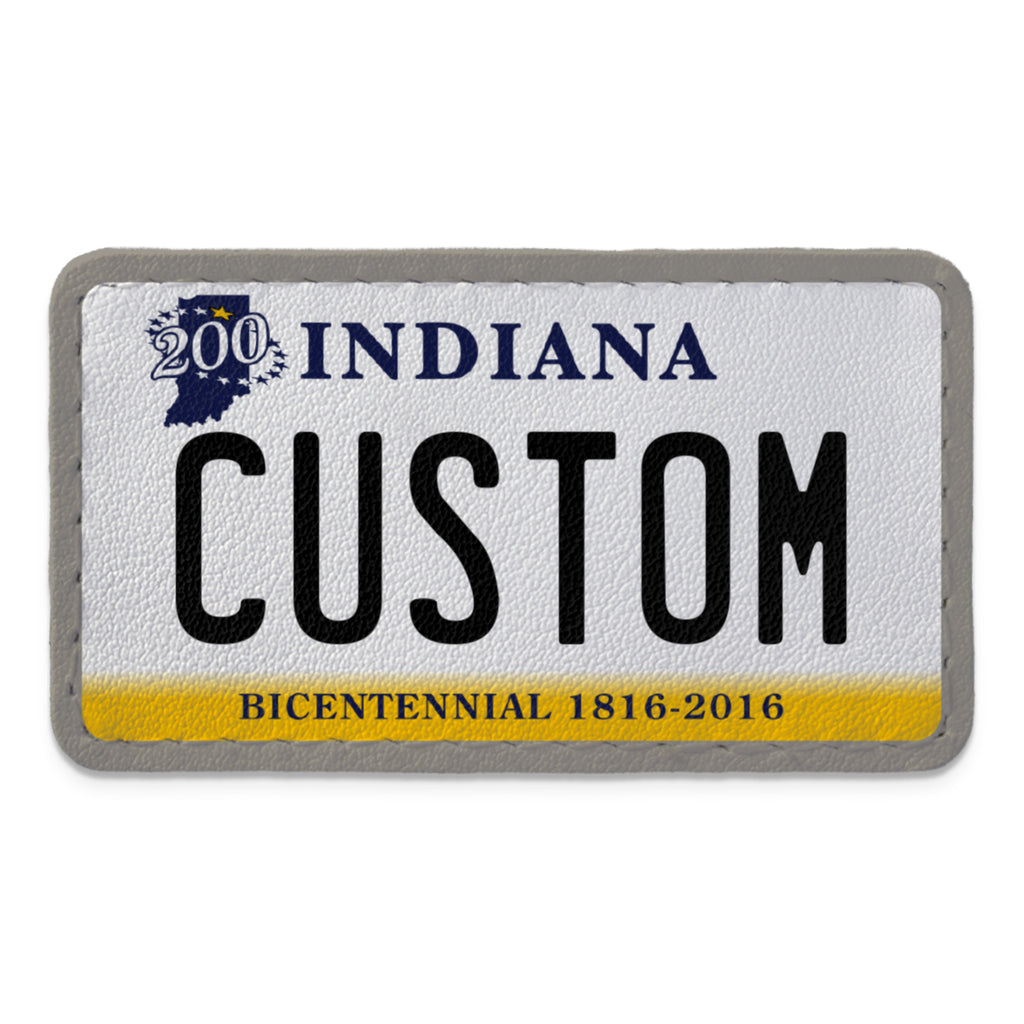 Swap Patch Indiana License Plate