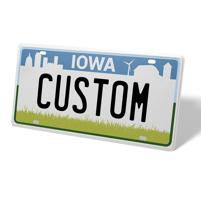 Iowa 2021 Metal License Plate