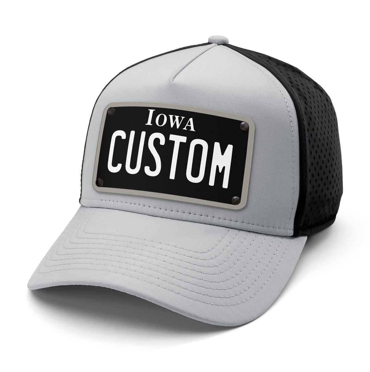 Iowa Black Plate Hat