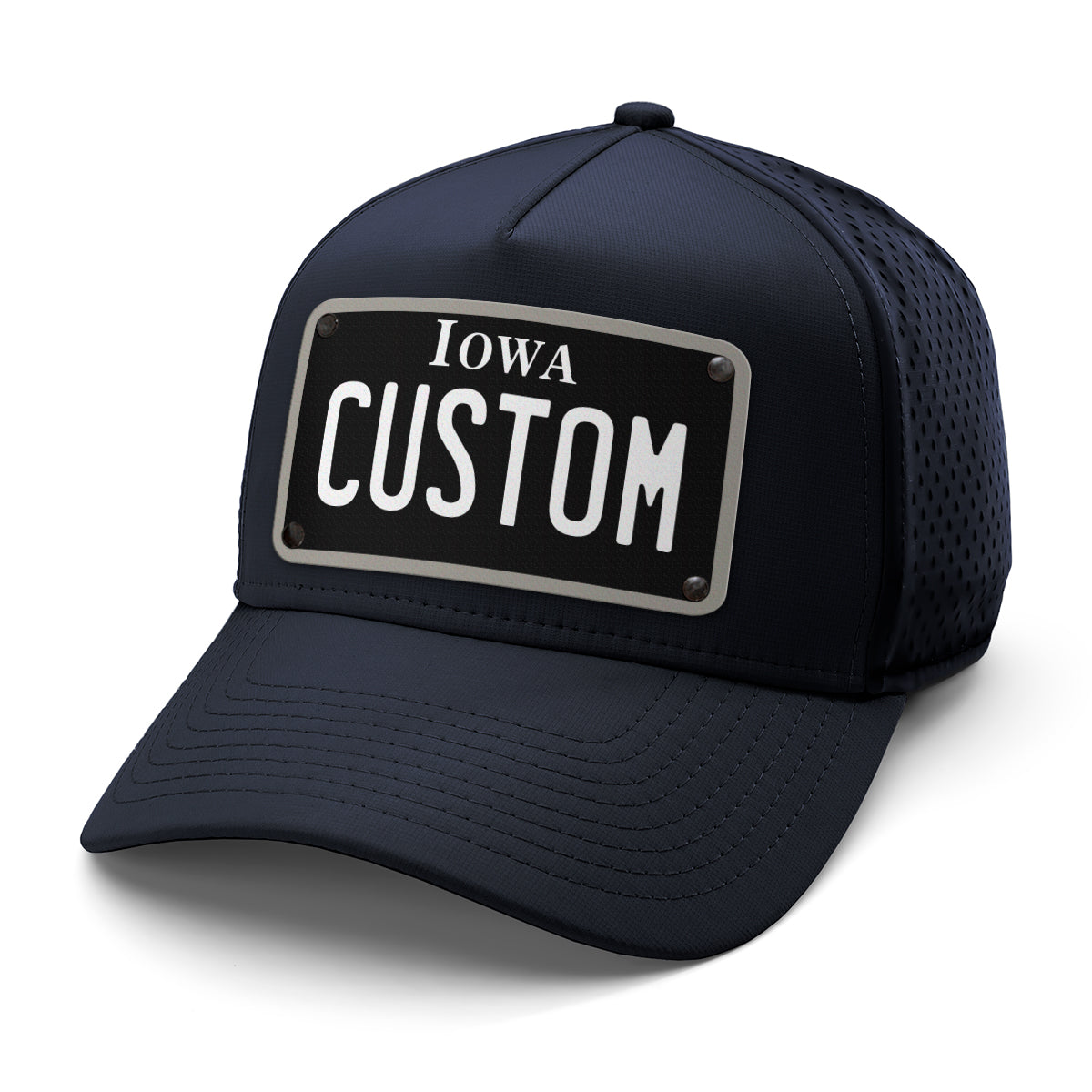 Iowa Black Plate Hat