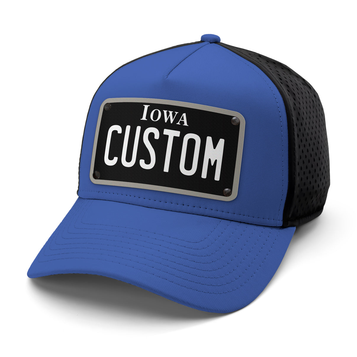 Iowa Black Plate Hat