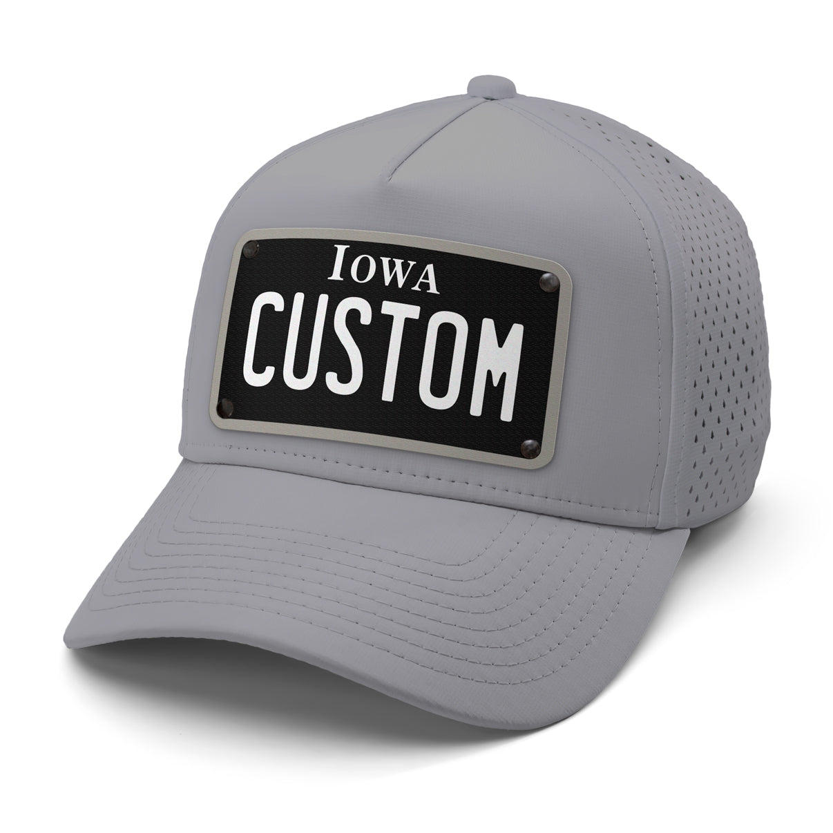 Iowa Black Plate Hat