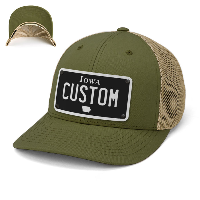 Iowa Blackout Plate Hat