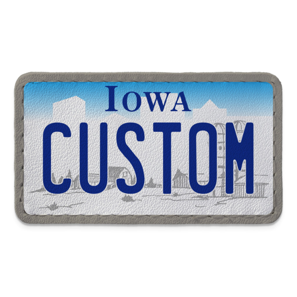 Swap Patch Iowa License Plate