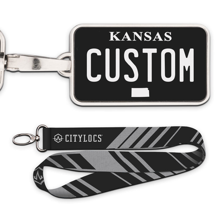 Kansas Blackout Plate Pendant