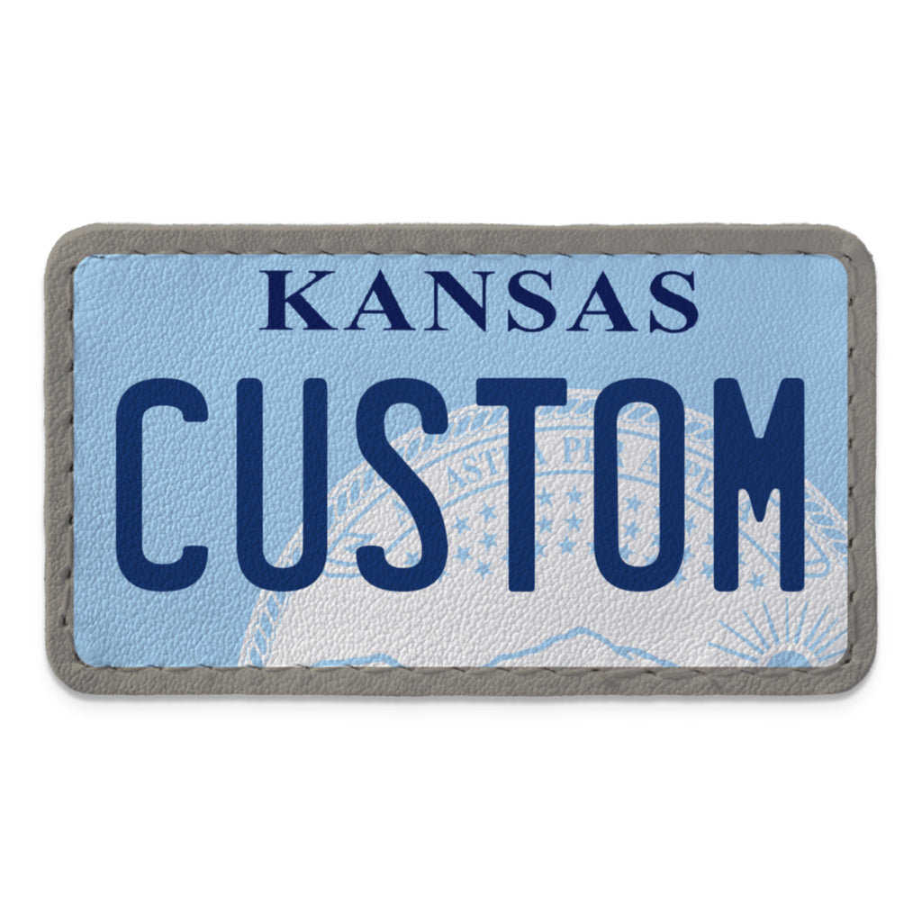 Swap Patch Kansas License Plate