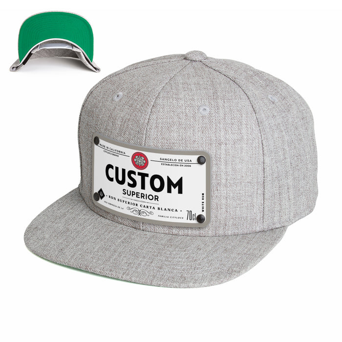 Bacaron Top-Shelf Liquor Label Hats