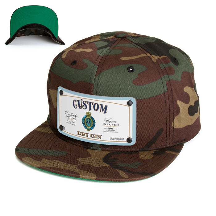 Indigo Spirits Top-Shelf Liquor Label Hats