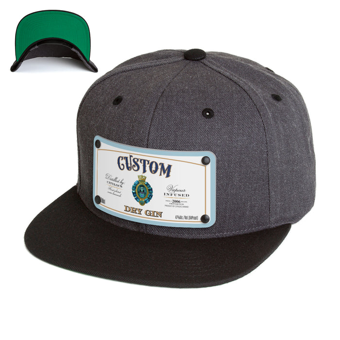 Indigo Spirits Top-Shelf Liquor Label Hats