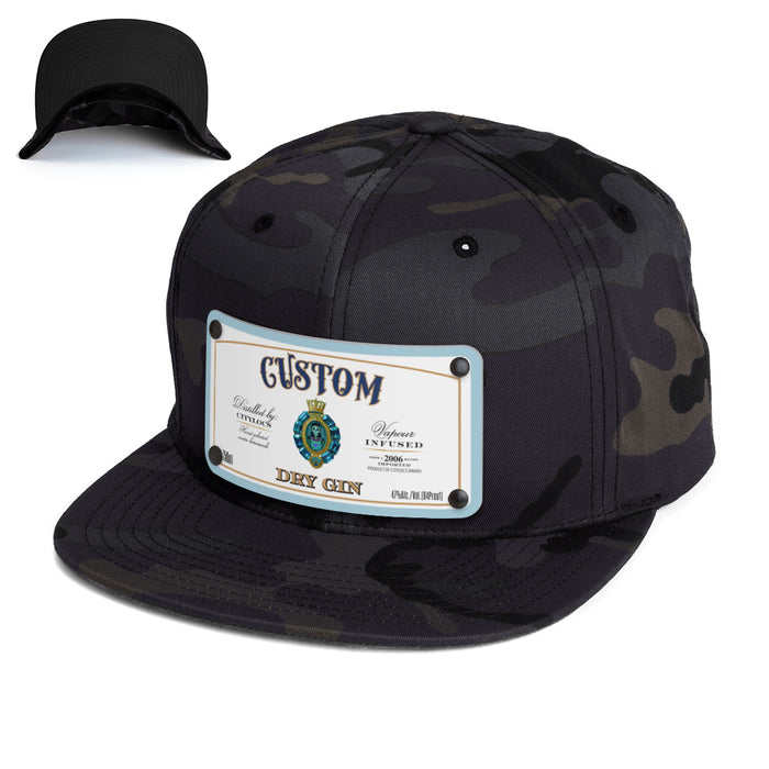 Indigo Spirits Top-Shelf Liquor Label Hats