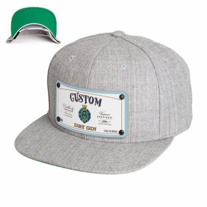 Indigo Spirits Top-Shelf Liquor Label Hats