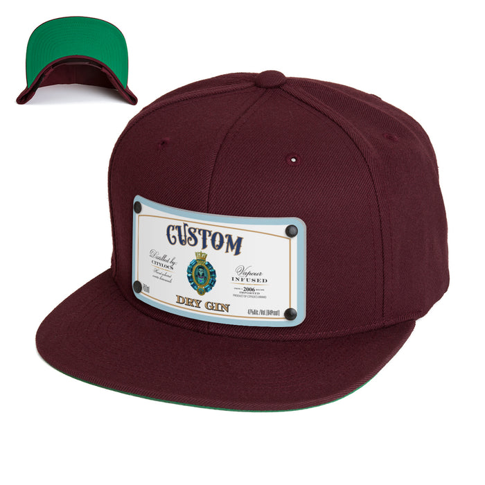 Indigo Spirits Top-Shelf Liquor Label Hats