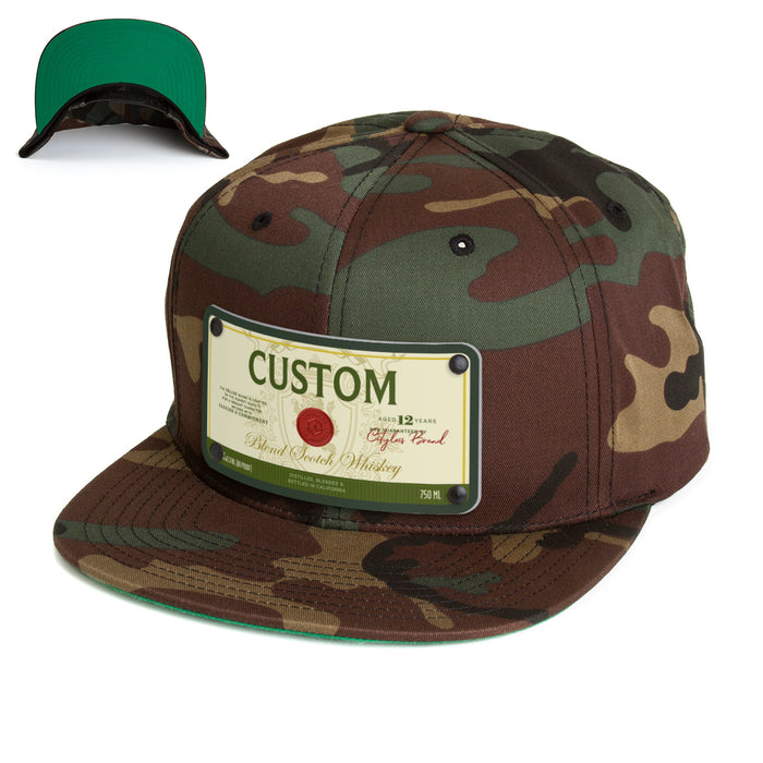 Bucanas Top-Shelf Liquor Label Hats