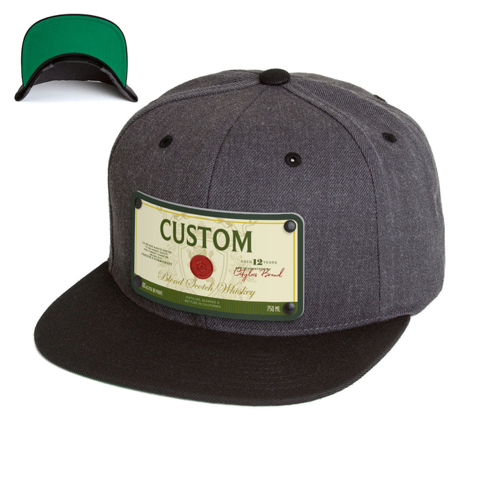 Bucanas Top-Shelf Liquor Label Hats