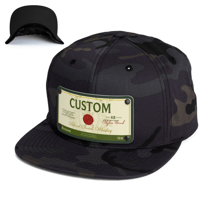 Bucanas Top-Shelf Liquor Label Hats