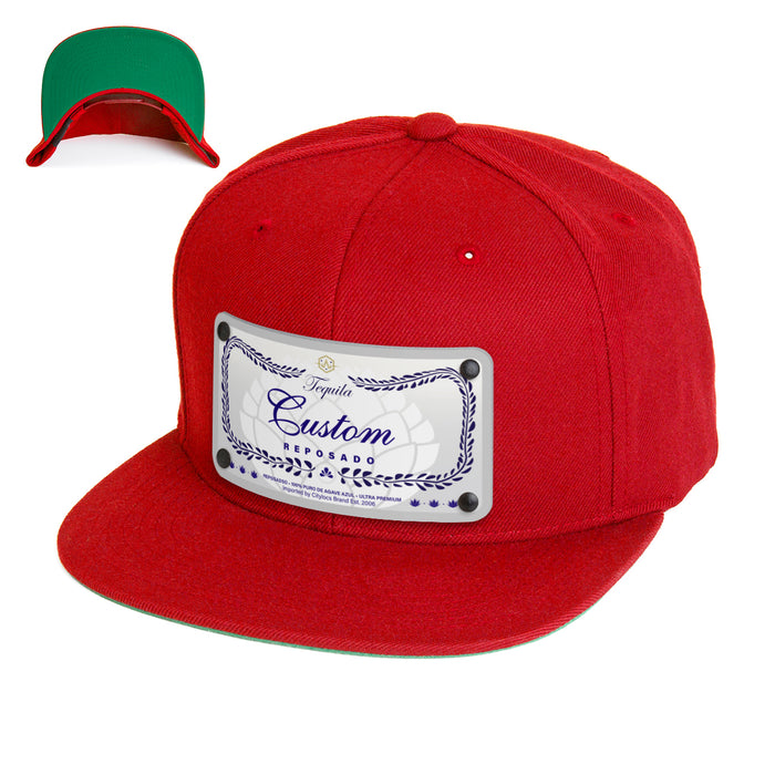 Blue Class Top-Shelf Liquor Label Hats