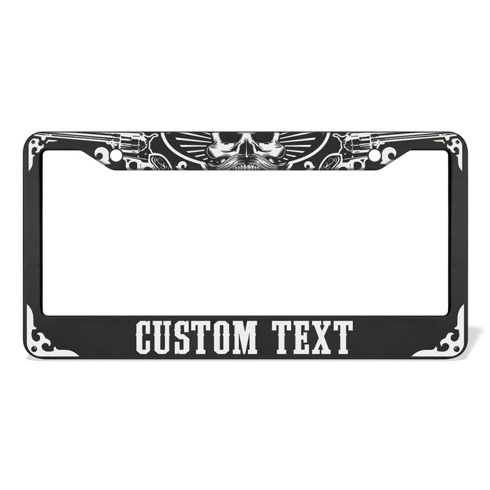 Pistolero License Plate Frame