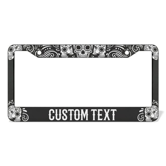 Sugar Skulls License Plate Frame