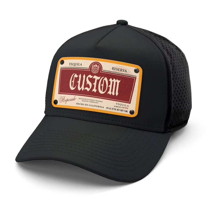 1900 Top-Shelf Liquor Label Hats