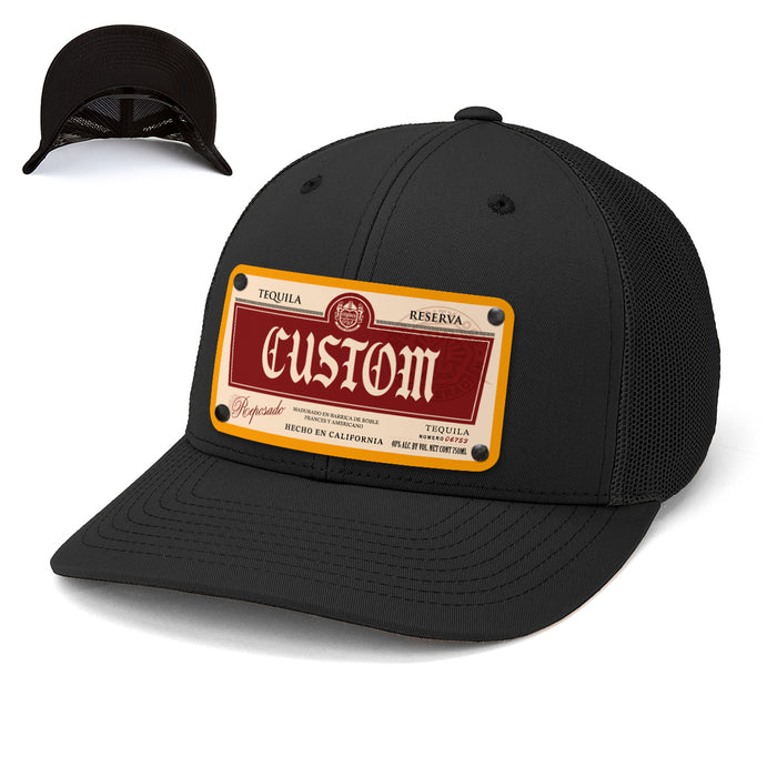 1900 Top-Shelf Liquor Label Hats