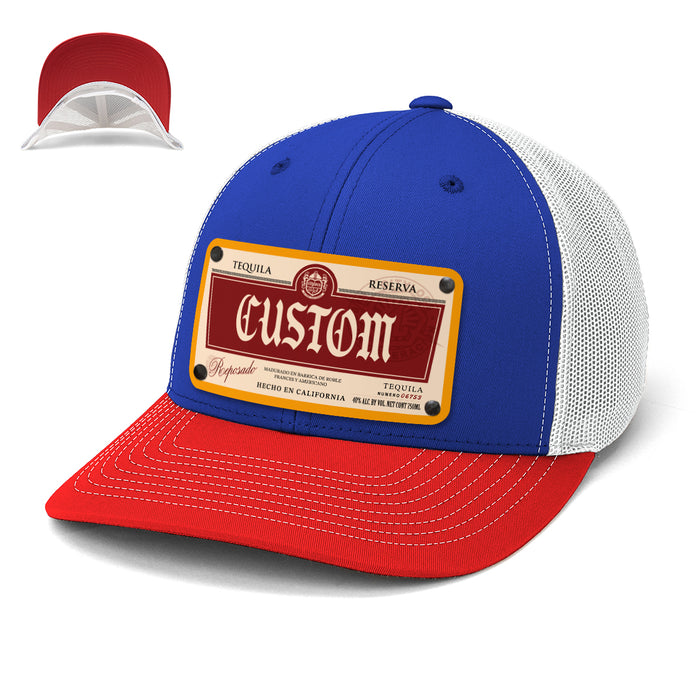 1900 Top-Shelf Liquor Label Hats
