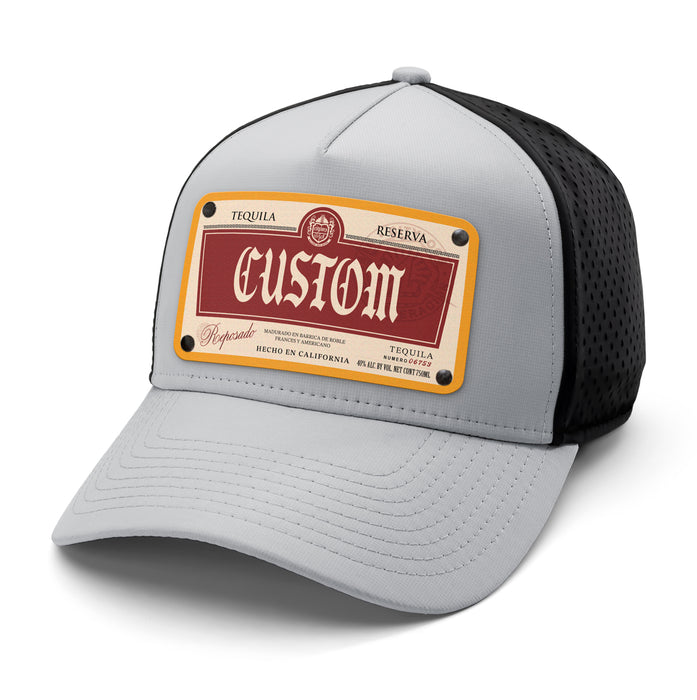 1900 Top-Shelf Liquor Label Hats