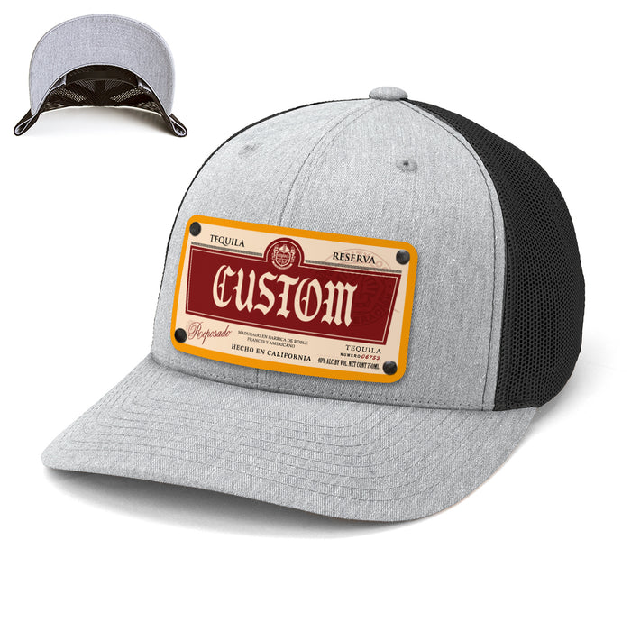 1900 Top-Shelf Liquor Label Hats