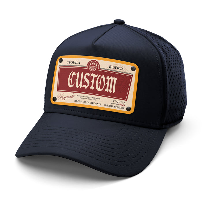 1900 Top-Shelf Liquor Label Hats