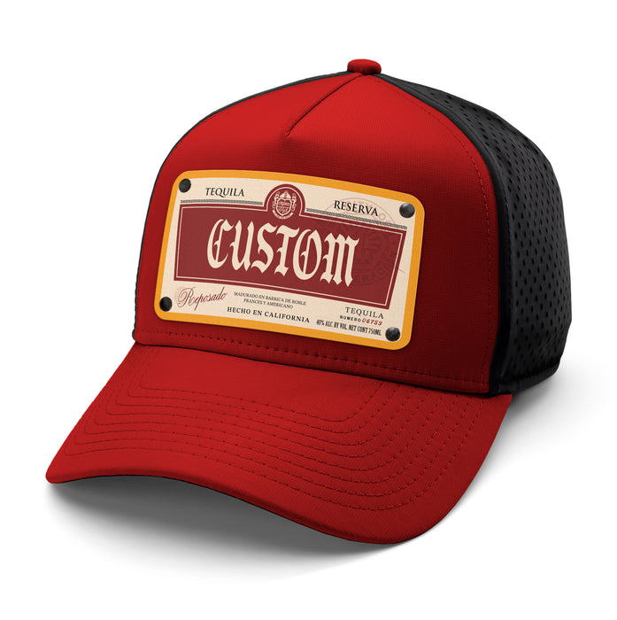 1900 Top-Shelf Liquor Label Hats