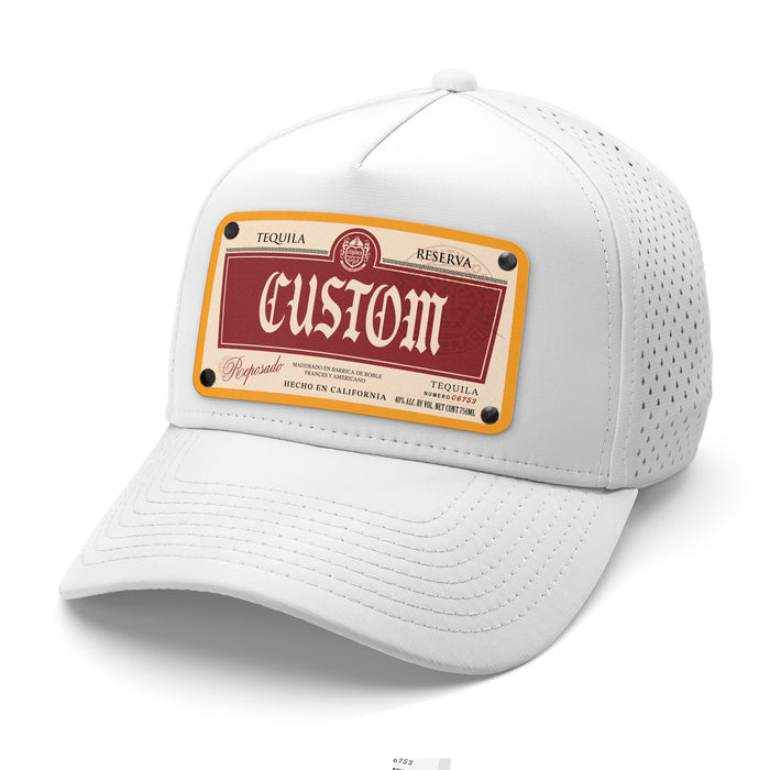 1900 Top-Shelf Liquor Label Hats