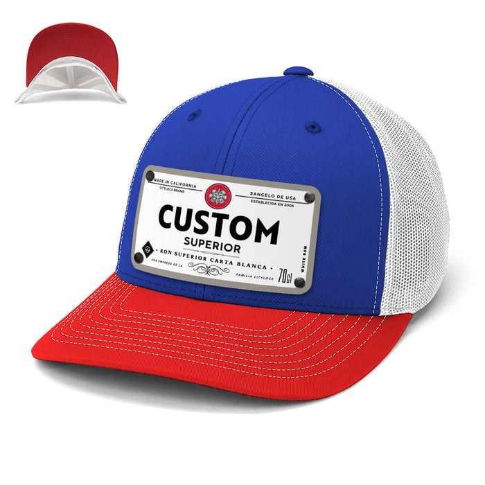 Bacaron Top-Shelf Liquor Label Hats