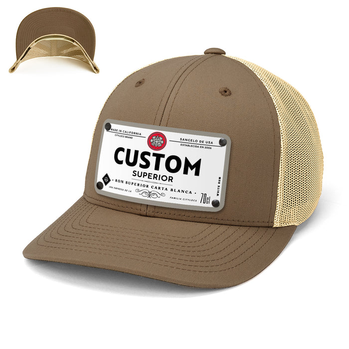 Bacaron Top-Shelf Liquor Label Hats