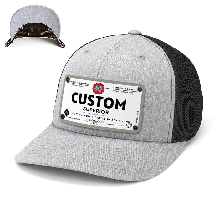 Bacaron Top-Shelf Liquor Label Hats