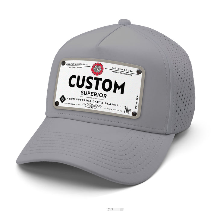 Bacaron Top-Shelf Liquor Label Hats