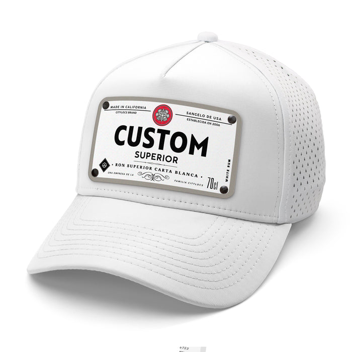 Bacaron Top-Shelf Liquor Label Hats