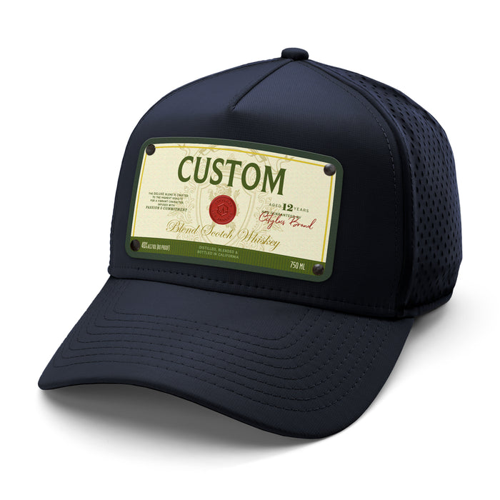 Bucanas Top-Shelf Liquor Label Hats