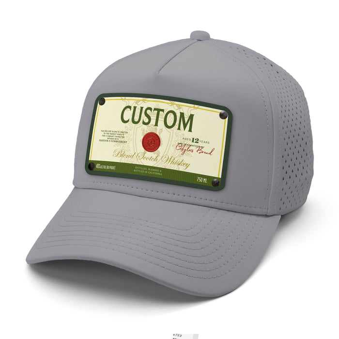 Bucanas Top-Shelf Liquor Label Hats