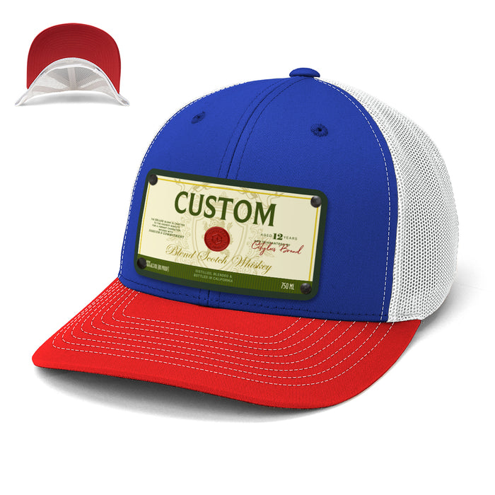 Bucanas Top-Shelf Liquor Label Hats